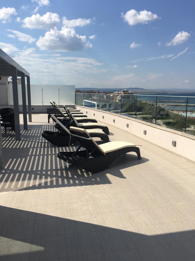 Golden Sea View Penthouse Apartment Pomorie Luaran gambar