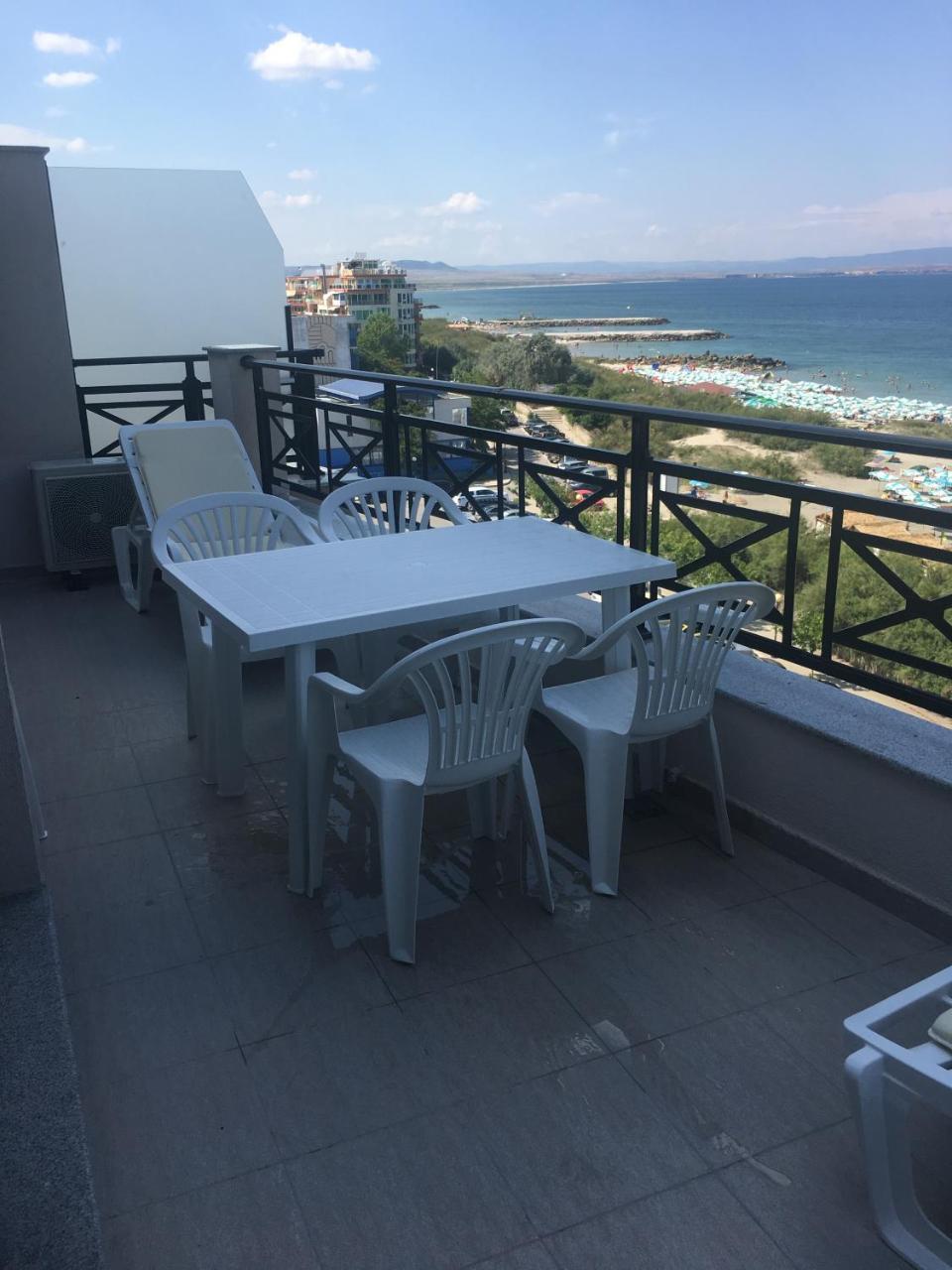 Golden Sea View Penthouse Apartment Pomorie Luaran gambar