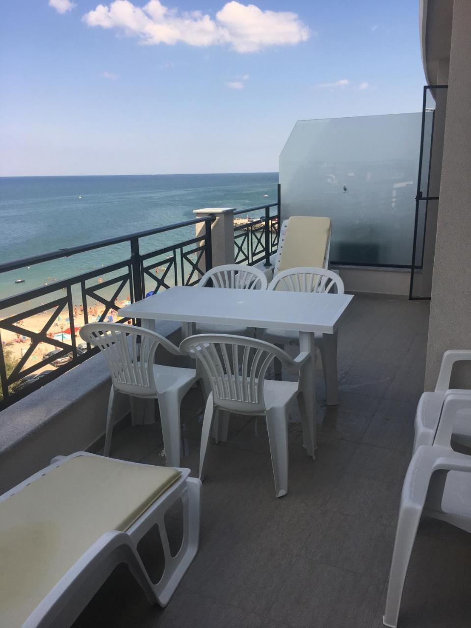 Golden Sea View Penthouse Apartment Pomorie Luaran gambar